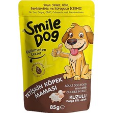 5 Adet Jungle Smile Dog Pouch Köpek Küçük-Orta Irk Kuzulu 85 gr