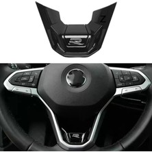 Vw Golf 8 R Direksiyon Orta Trimi Siyah