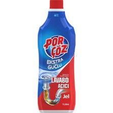 2 Adet Porçöz Lavabo Açıcı Jel 1 Lt