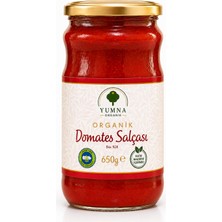 Yumna Organik Organik Sertifikalı Ilave Tuzsuz Domates Salçası 650 Gr.