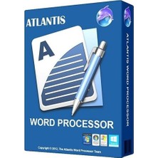 Atlantis Word Processor 4 (Windows) - 1 Pc Süresiz Dijital Kod (Kelime Işlemci)