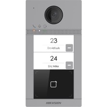 Hikvision DS-KV8213-WME1(B) 2mp Ir LED Wifi Ozellikli Iki Abone Icin Poe Ip Cagri Butonu