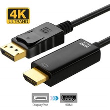 Senseı Sensei SP-DP/HD-0018 4K 60Hz Dp To HDMI 1.8 Metre Kablo