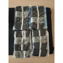 Efem İç Giyim Bayan Mevsimlik Karışık Desenli Karışık Renkli Uzun Çorap 12'li Paket