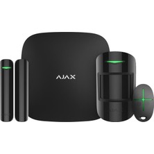 Ajax Starterkit Hubkit 2g Gsm/gprs Kablosuz Akilli Alarm Seti Siyah Renk