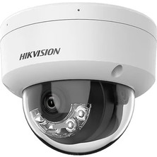 Hikvision DS-2CD1141G2-LIUF 4mp 2.8mm 30 Metre Smart Hybrid Light Acusense Insan Algilama Dahili Mikrofon Dome Ip Kamera