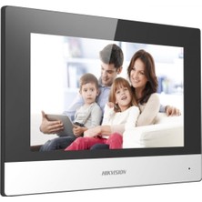 Hikvision DS-KH6320-WTE1 7 Inc Dokunmatik Ekranli Wifi Poe Video Intercom Iç Mekan Istasyonu