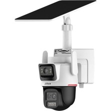 Dahua IPC-PTS2649C-3E3Z-4GB20-3684/0 3+3mp 6x Hybrid Zoom 50MT Wizcolor Kişi Takip Işik ve Sesli Alarm 4g Solar Kamera