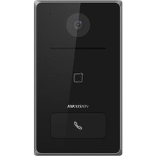 Hikvision DS-KV6133-ME1 2mp Kart Okuyuculu Tek Butonlu Poe Ip Intercom Dis Unite