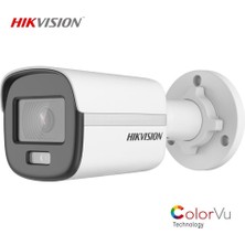 Hikvision DS-2CE10DF0T-PF 2MP 2.8mm Bullet Kamera 20 Metre Gece Görüşü ile Renkli Colorvu Özelliği