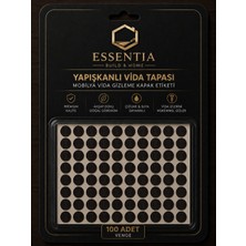 ESBH Yapışkanlı Vida Tapası Venge – Mobilya Vida Gizleme Kapak Etiketi (100 Adet)