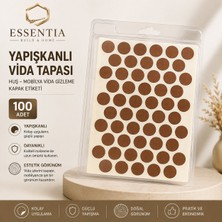 ESBH Yapışkanlı Vida Tapası Huş – Mobilya Vida Gizleme Kapak Etiketi (100 Adet)