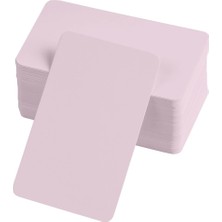 Runaway 50'li 5x8 cm Pembe Oval Kenarlı Boş Kelime Kartları
