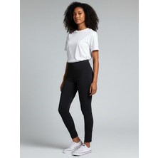 Caprix Activewear Kadın Skinny Fit Siyah Tayt