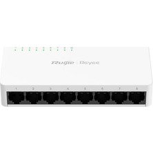 Ruijie Reyee RG-ES08G-L 8 Port Gigabit Tak Caliştir Plastik Kasa Switch