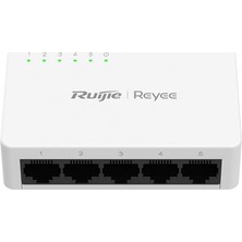 Ruijie Reyee RG-ES05G-L 5 Port Gigabit Tak Calistir Plastik Kasa Switch