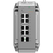Ruijie Reyee RG-NIS3100-8GT2SFP-HP 8 Port Gigabit +2X1GB Sfp Endustriyel 240W Poe Switch
