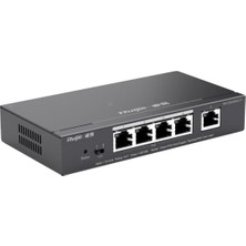 Ruijie Reyee RG-ES205GC-P 4 Port Gigabit+1xgb RJ45 Uplink L2 Cloud Yönetilebilir 54W Poe Switch