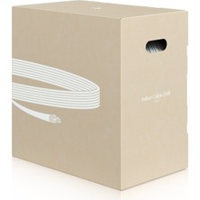 Ubiquiti U-Cable-C6-Cmr 23AWG Frpv 305 Metre %100 Bakir Cat6 Beyaz Renk Network Kablosu