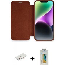 Marsilyan™- iPhone 12 Kılıf Siluet Minimal Serisi - Siyah Polymer Nano Ekran Koruyucu + Renkli Kamera Lens Koruma Cam - Pe