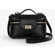 PaminBags Aksesuar Kapaklı Kilitli Mini Silindir Çanta PMN0023