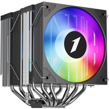 1st Player Cryo CY12LD Siyah 2X120MM 4pin Pwm+3pin Argb Am4-5/lga 1851-1700 Kule Tipi Işlemci Hava S