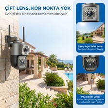 Dobest SC03(WIFI)  6mp,güvenlik Kamerası – Iç ve Dış Mekan Kullanımına Uygun, Iki Yönlü Sesli Interkom, Hareket ve Sesli Uyarılar, Gece Görüş Özelliği, Tf Kartları ve Bulut Depolama Desteği.