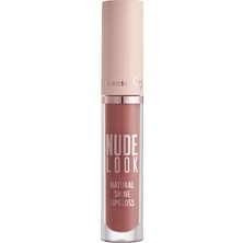 Omrs Store Nude Look Natural Lipgloss No: 04 Peachy Nude - Doğal Parlak Dudak Parlatıcısı