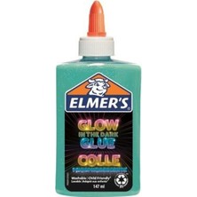  elmers karanlıkta parlayan yapıştırıcı slime mavi 147ml 2162078