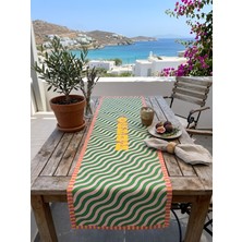 Rahan Design Retro Yazılı Dekoratif Runner - 45X145CM