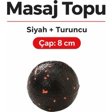 Actifoam Lacrosse Massage Ball Masaj Topu Siyah - Orta Sert