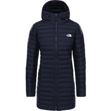 The North Face Stretch Down Kadın Parka Lacivert Outdoor Kullanım İçin Hafif ve Şık Tasarım