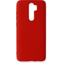 Ulora Xiaomi Redmi Note 8 Pro Kılıf Nano Içi Kadife Silikon - Kırmızı