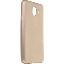 Ulora Samsung Galaxy J4 Kılıf First Silikon - Gold