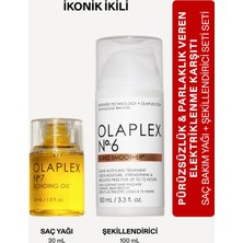 OLAPLEX Iconic Styling Duo - Saçları Şekillendirirken Etkili Bakım Yapan Bağ İkonik İkili