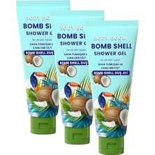 Tech Butiq Body Boom Bomb Shell Duş Jeli 250 ml 1 Paket (1 x 1 Adet) (3 Paketi)
