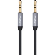 VegGieg Hi-Fi TRS 3.5mm Aux Ses Kablosu 10 Metre Oksijensiz Bakır ve Metal Konnektör
