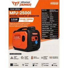 MPJ2500İ Benzinli Inverter Jeneratör 2 Kw