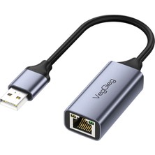 VegGieg USB 2.0 100MBPS RJ45 Lan Ethernet Internet Çevirici Dönüştürücü