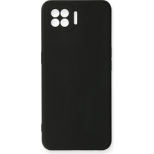 Ulora Oppo A73 Kılıf Nano Içi Kadife Silikon - Siyah