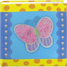 Albums Foto Alben 200-POCKET 3d-Schmetterling-Applikation Cover Foto 4 Von 6