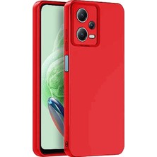 Ulora Xiaomi Redmi Note 12 Pro 5g Kılıf Nano Içi Kadife Silikon - Kırmızı