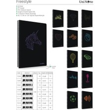 Çınar Defter Freestyle Pp Kapaklı A4 Spiralli 72 Yaprak Çizgili Defter 12'li Paket