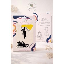 Renkli İzler Atölyesi Kitap Kılıfı (Kitap Aşığı Kediler)