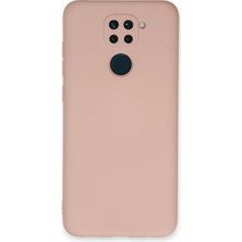 Ulora Xiaomi Redmi Note 9 Kılıf Nano Içi Kadife Silikon - Pudra