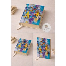 Renkli İzler Atölyesi Kitap Kılıfı (Renkli Şehir)