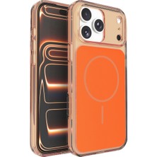 Ulora Joko Apple Iphone 17 Pro Bruma Magsafe Kapak - Turuncu