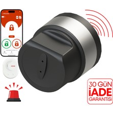 Desi Utopic Rx Dahili Alarm Sistemli Akıllı Kilit - Yapay Zeka Destekli Akıllı Kilit - Wifi Akıllı Köprü Akıllı Kapı Kilidi