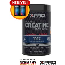 Xpro Nutrition Kreatin Monohidrat 500gr Aromasız Besin Çeşidi Türkiye Menşeli