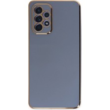 Ulora Samsung Galaxy A52 Kılıf Volet Silikon - Mavi